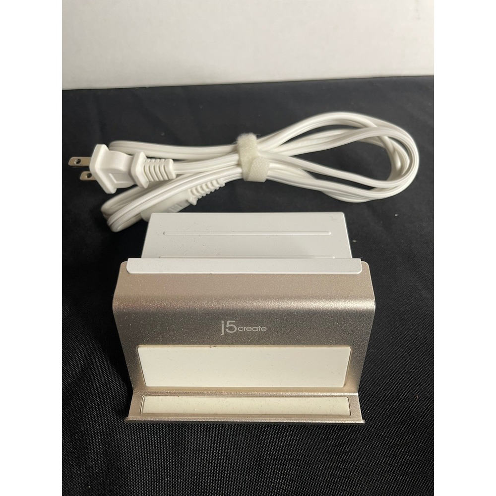 j5create 4-Port USB Type-C Charging Station 60W PD‎ Stand Gold White JUP4275